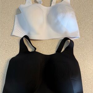 Women's Black and White Sports Bras